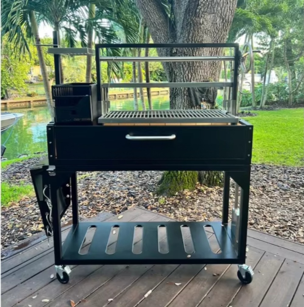 Camping Cooking Equipment Electric - Argentine Grill Height Adjustable Santa Maria