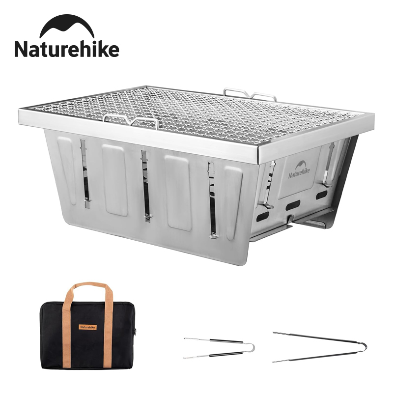 Camping Cooking Windshield - Naturehike Camping Charcoal Grill for IGT