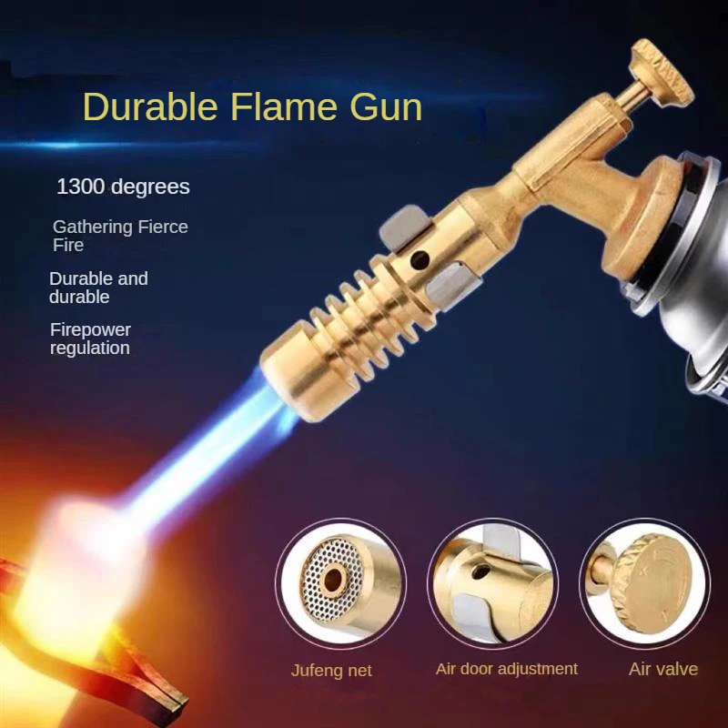 Camping Cooking Windshield - Multifunction Welding-Burner Welding Gas Burner Flame