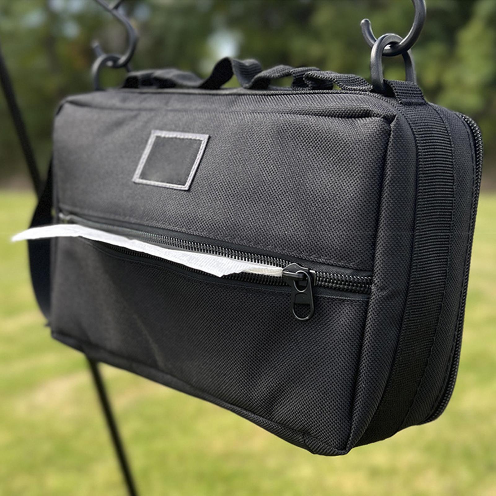 Camping Cooking Multi Tool - Camp Kitchen Storage Bag Multi-Pockets Paper