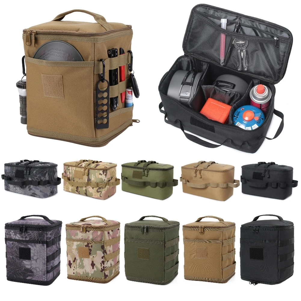 Camping Cooking Utensils Storage - Tactical Pouch Camping Storage Bag Cooking