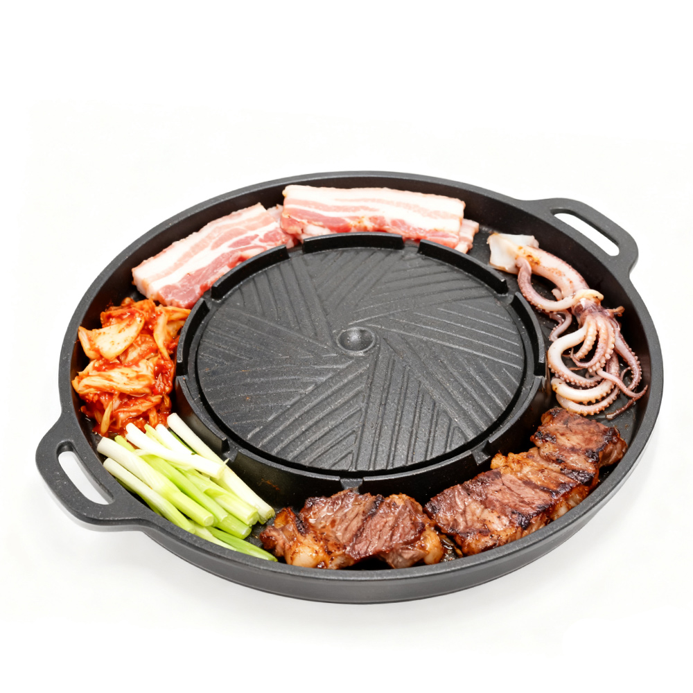Camping Cooking Survival - KOSUN Korean BBQ Grill Pan 2