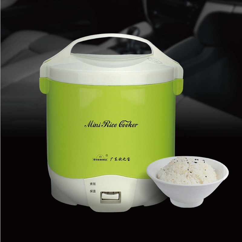 Camping No Cooking Meals - 1.6L/24V Mini Car Rice Cooker Multi-function