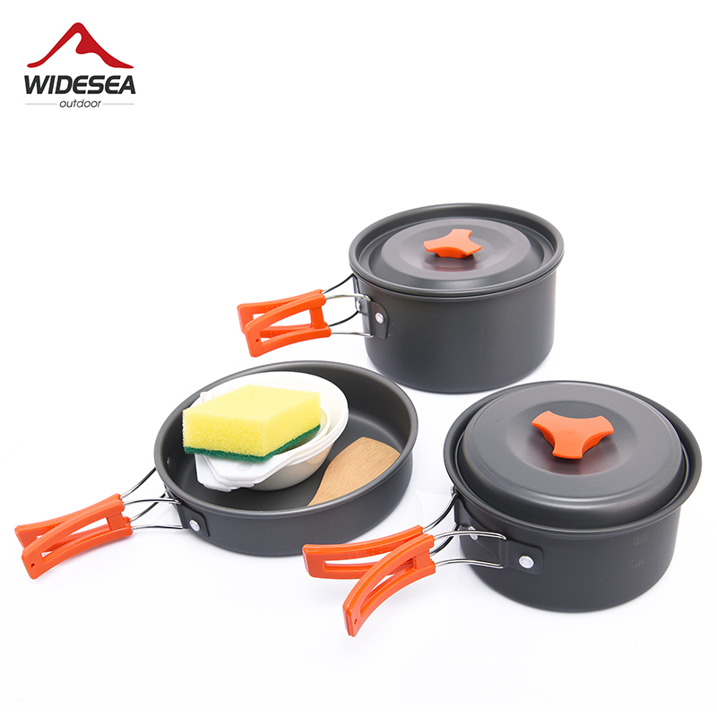 Camping Cooking Cylinder - Widesea Camping Outdoor Cookware Set Tableware