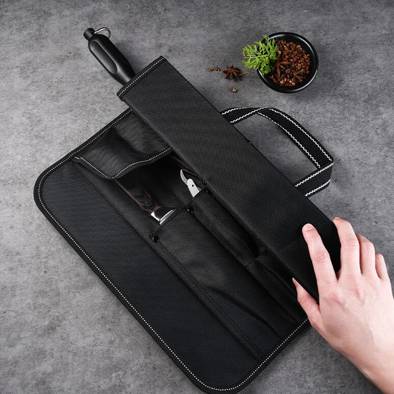 Camping Cooking Multi Tool - Multi Pocket Oxford Fabric Knife Roll