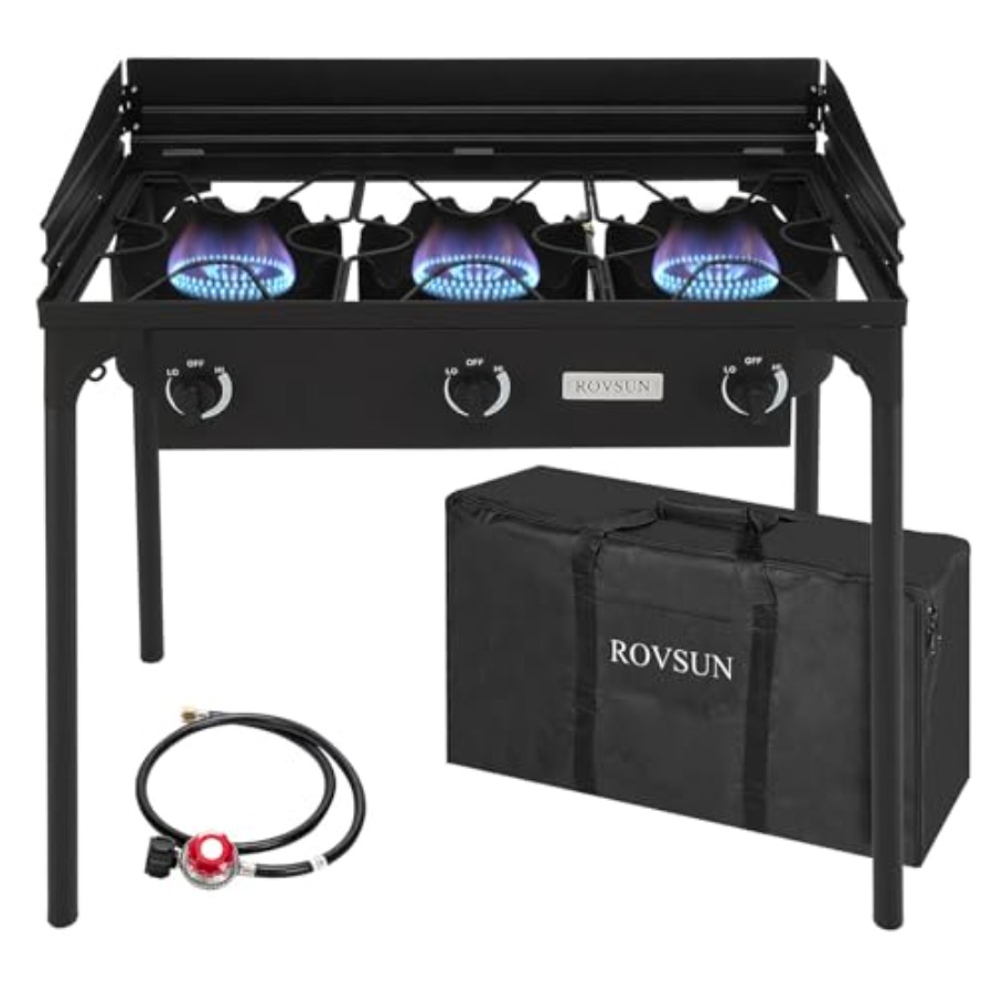 Camping Cooking Propane - 2/3 Burner Outdoor Propane Gas Stove