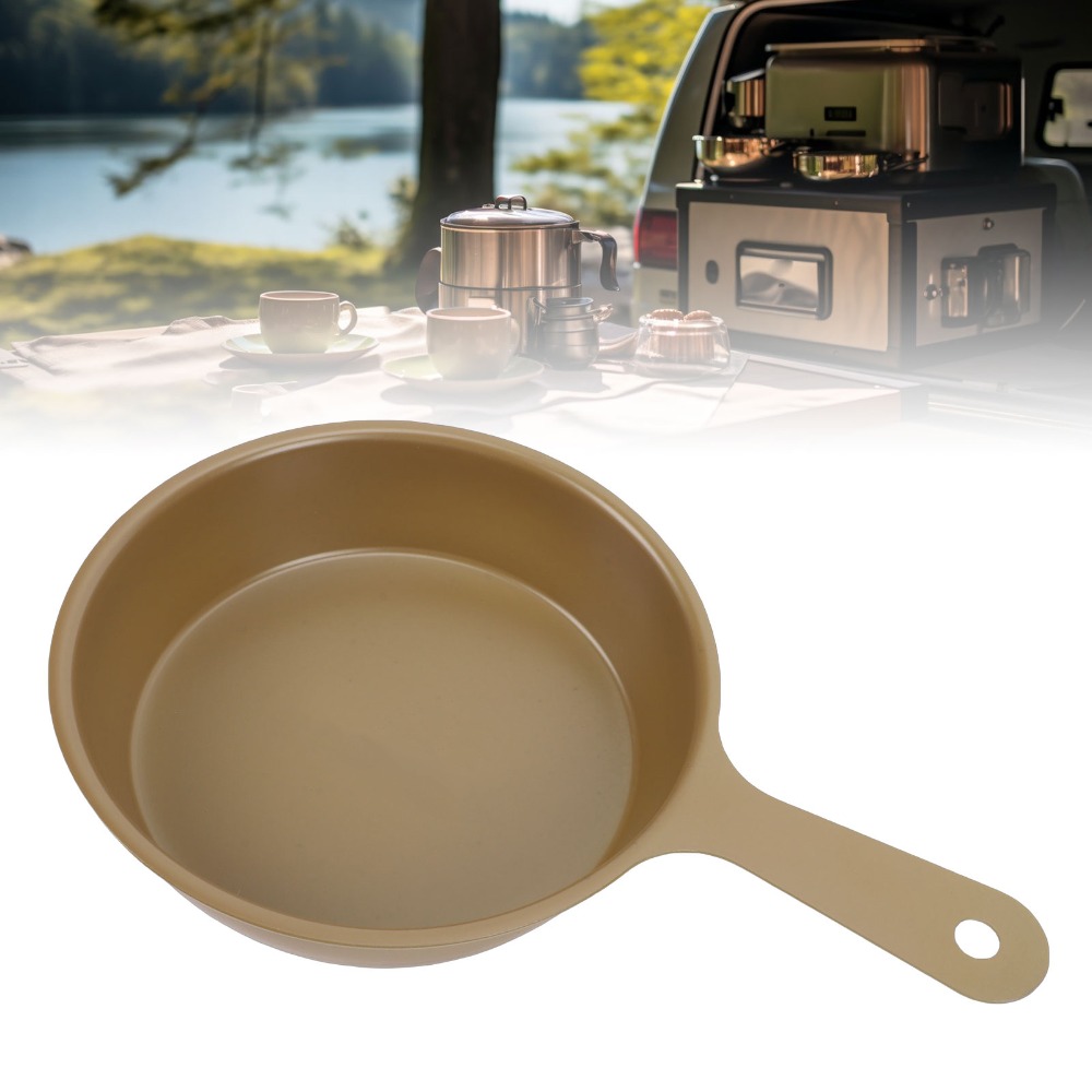 Camping Cooking Without Gas - Durable 5.1 Inch Mini Fry Pan