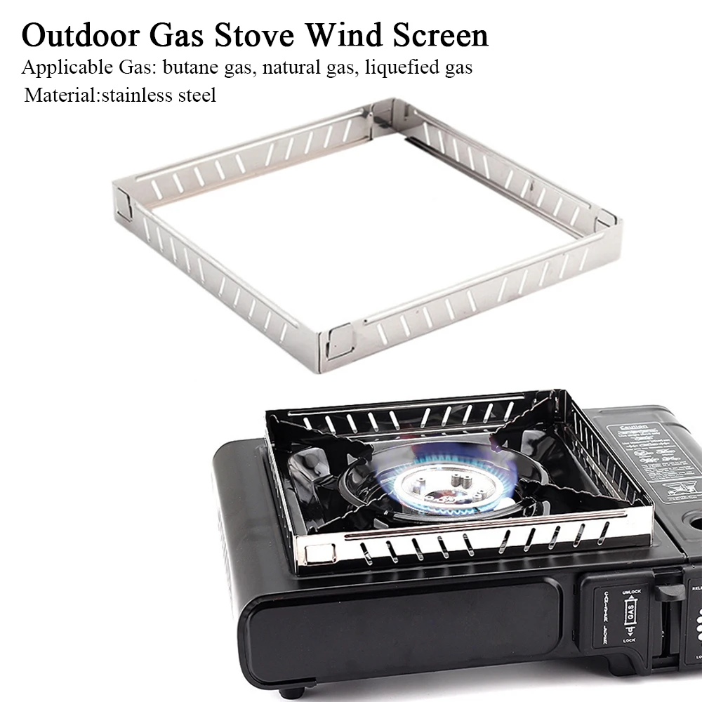 Outdoor Gas Stove Wind Screen  - огляд і ціна Camping Cooking Windshield