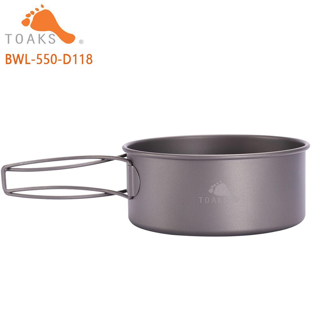 TOAKS BWL-550  Camping Titaniu - огляд і ціна Mess Kit Titanium