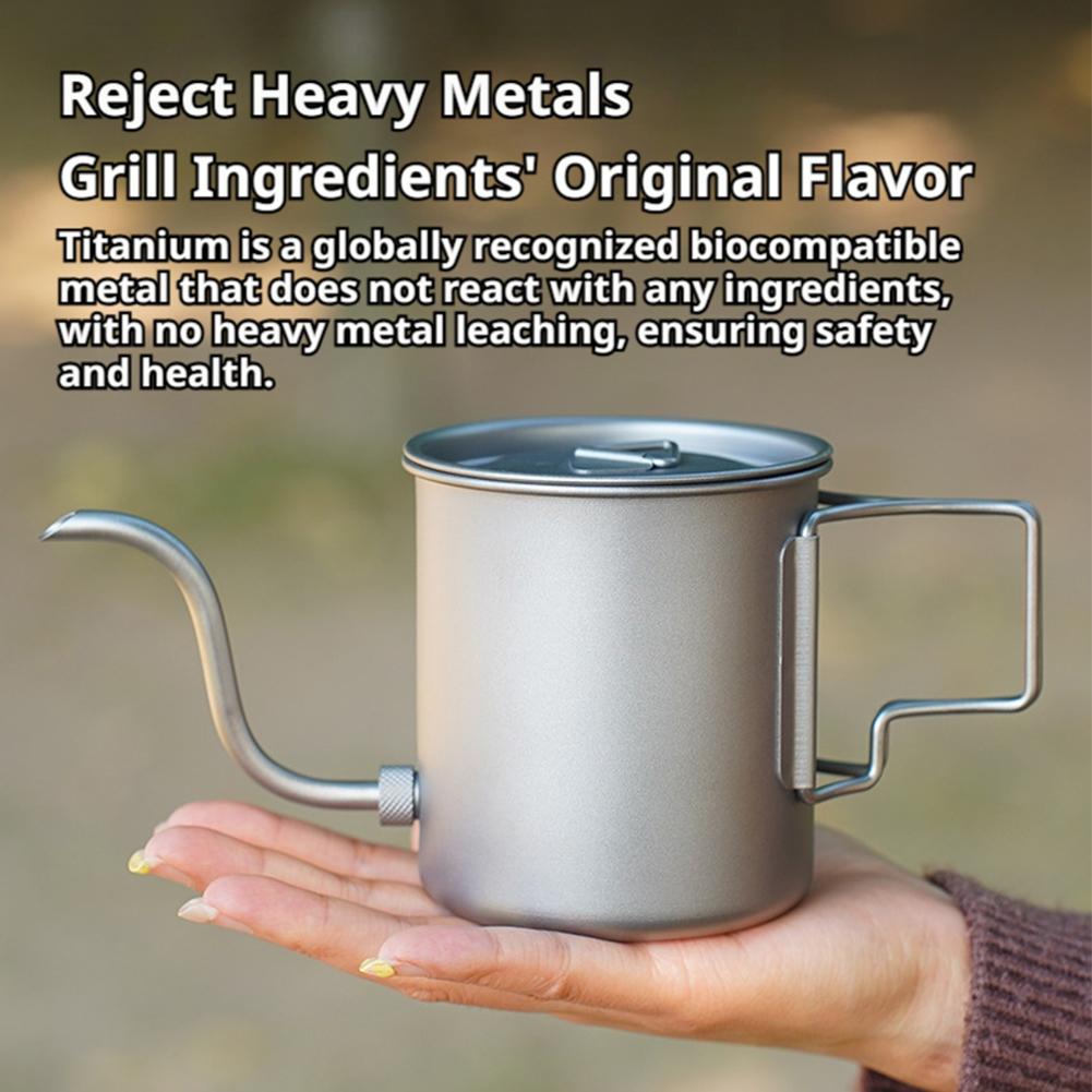 420ml Lightweight Titanium Cof - огляд і ціна Camping Cooking Mug