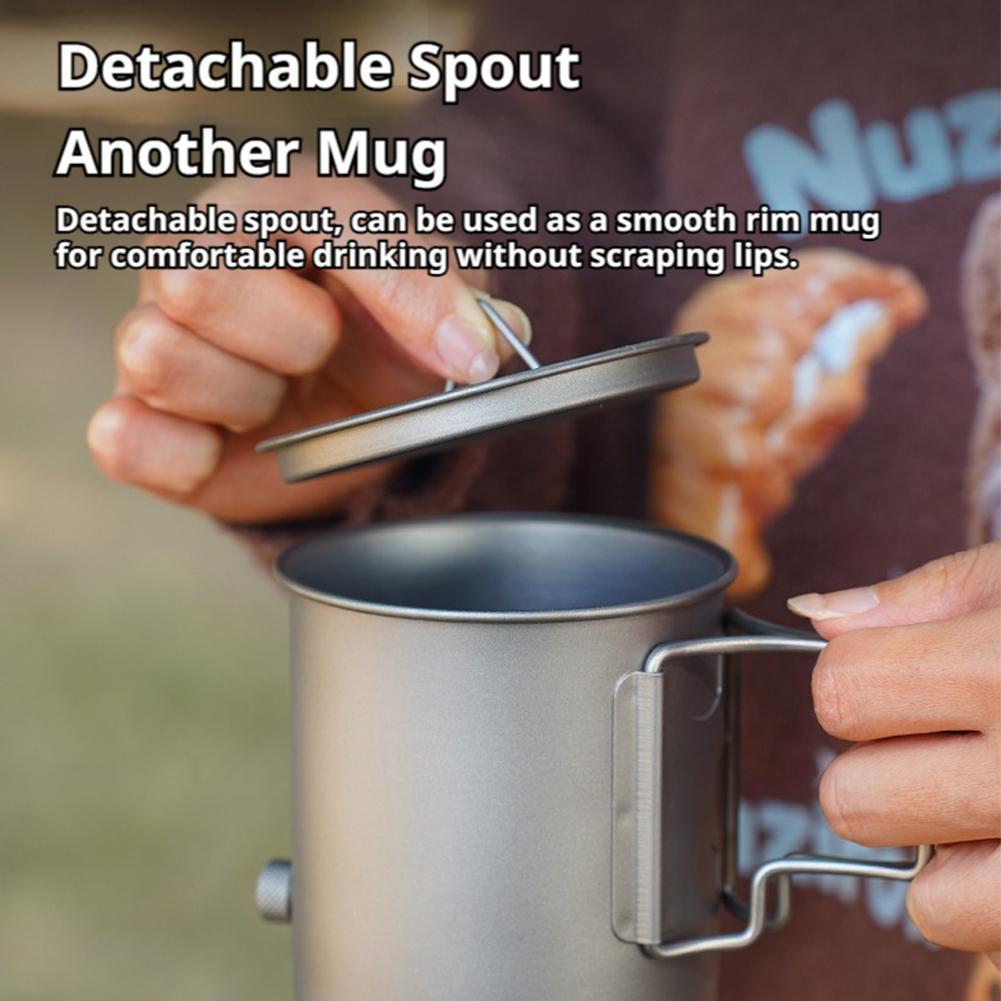 420ml Lightweight Titanium Cof - огляд і ціна Camping Cooking Mug