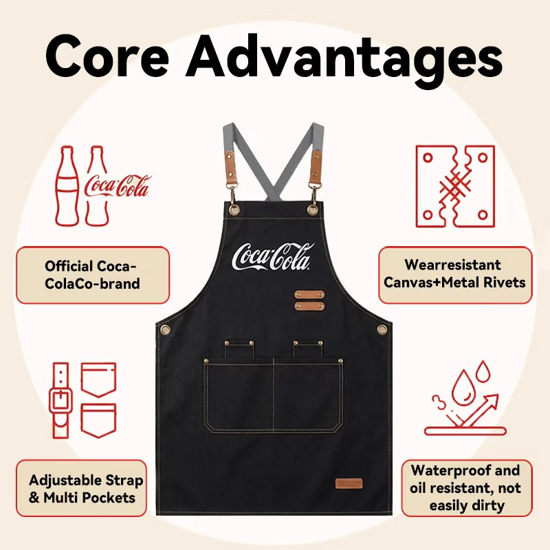 COKE Kitchen Apron for Women M - огляд і ціна Camping Cooking Apron