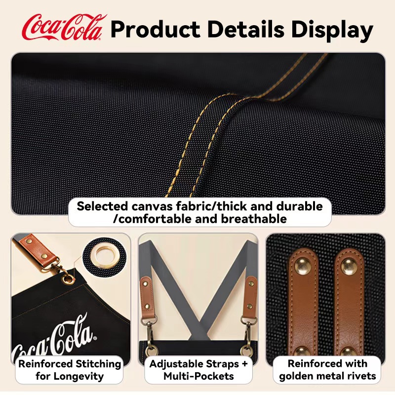 COKE Kitchen Apron for Women M - огляд і ціна Camping Cooking Apron
