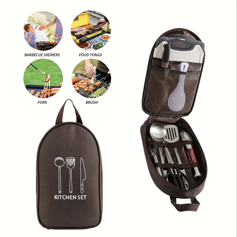 Portable Outdoor Cook Bag Camp - огляд і ціна Camping Cooking Utensils Storage