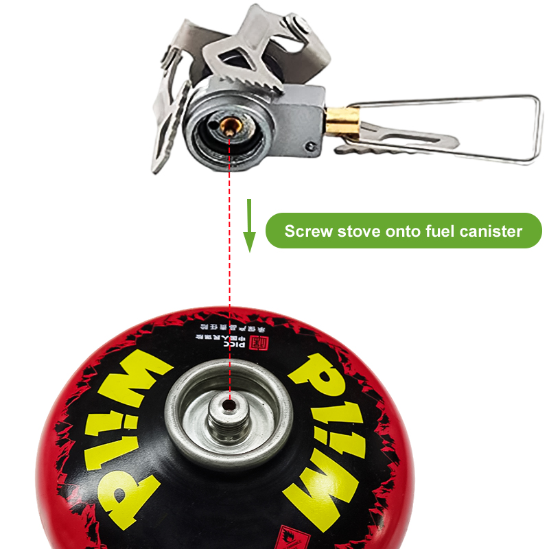 BRS Outdoor Gas Stove Mini Cam - огляд і ціна Camping Cooking Windshield