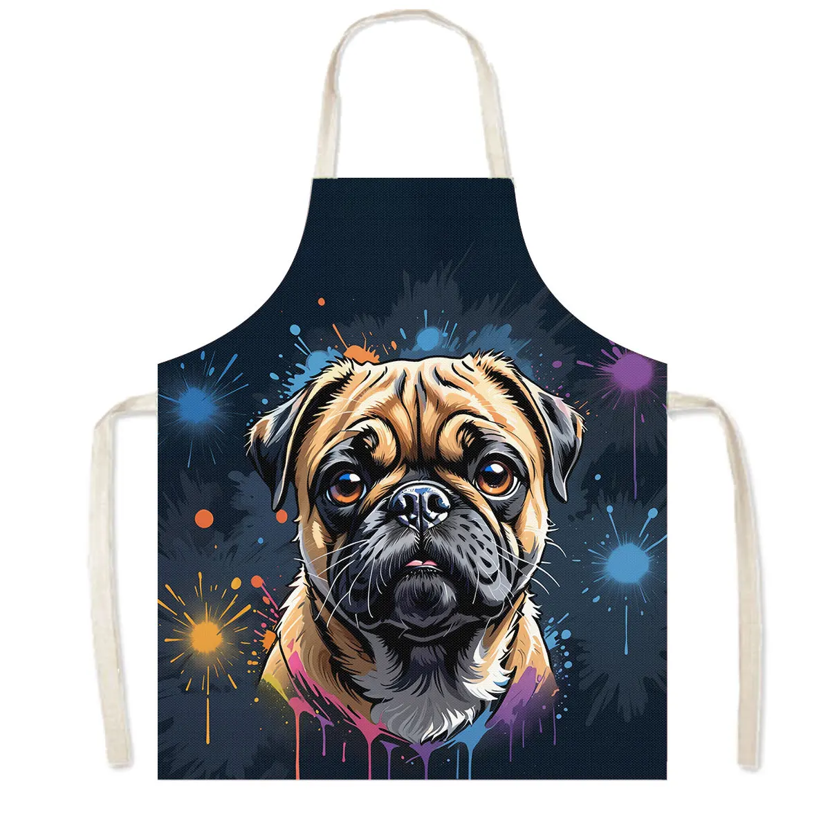 Colorful Dog Portrait Kitchen  - огляд і ціна Camping Cooking Apron
