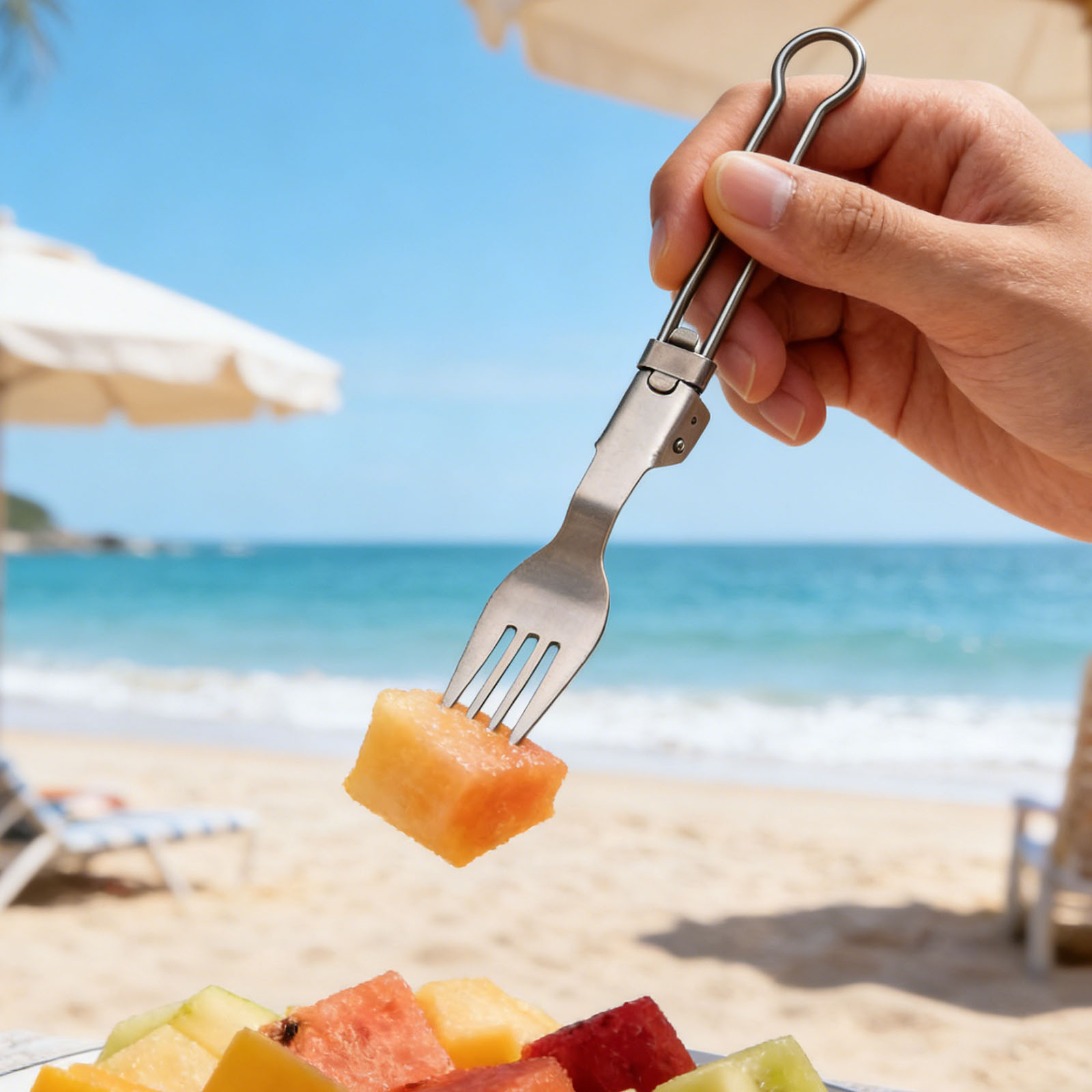 Pure Titanium Spork Set Ultral - огляд і ціна Camp Spork Set