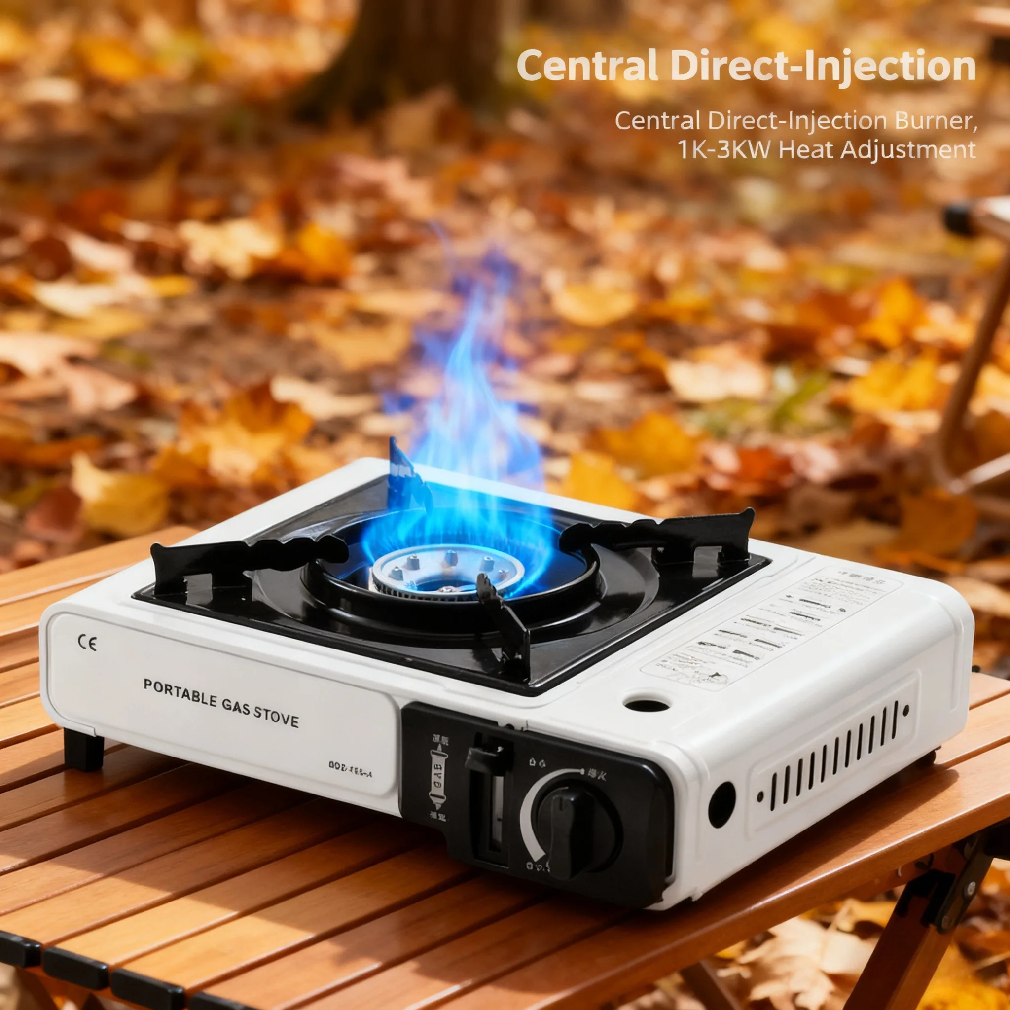 Portable Outdoor Gas Stove, Su - огляд і ціна Camping Cooking Windshield