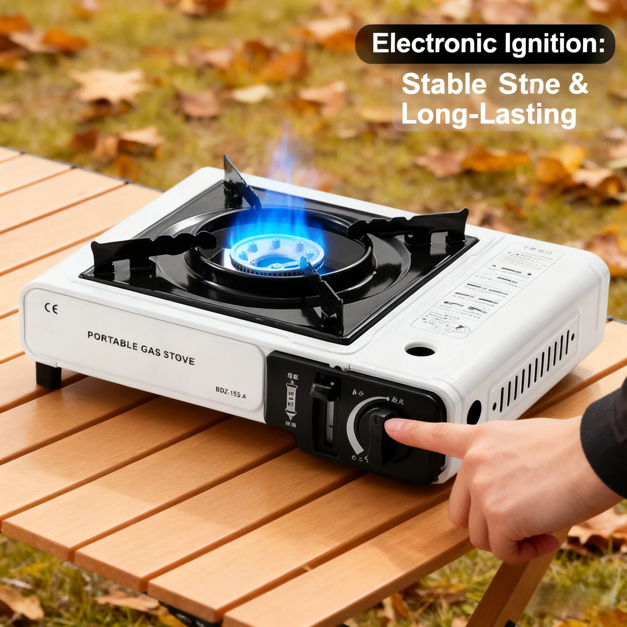 Portable Outdoor Gas Stove, Su - огляд і ціна Camping Cooking Windshield