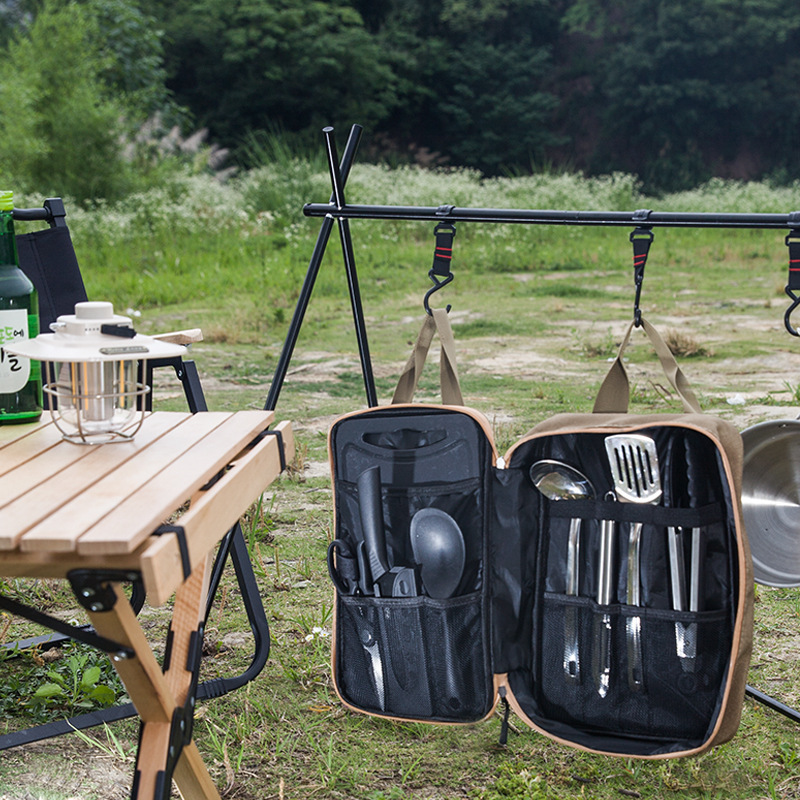 8pcs Camping Kitchen Cookware  - огляд і ціна Camping Cooking Survival