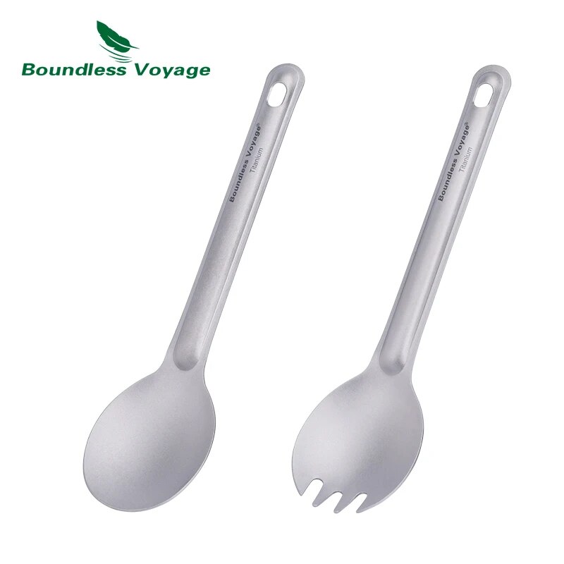 Boundless Voyage Titanium Cutl - огляд і ціна Camp Spork Set