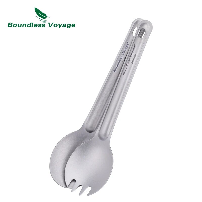 Boundless Voyage Titanium Cutl - огляд і ціна Camp Spork Set