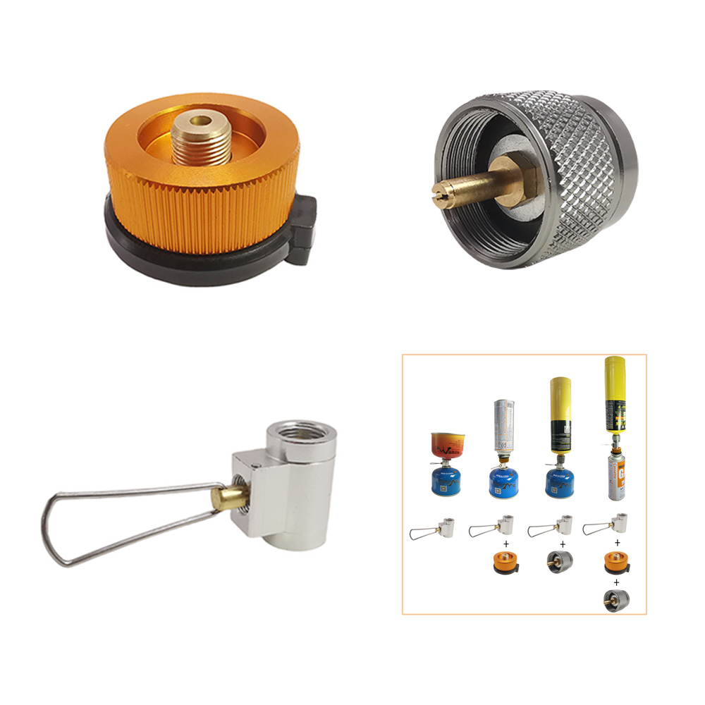 3pcs/set Camping Stove Adapter - огляд і ціна Camping Cooking Propane