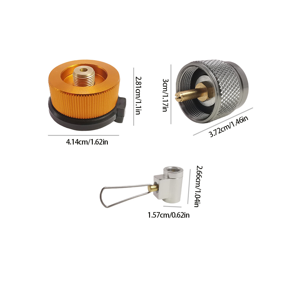 3pcs/set Camping Stove Adapter - огляд і ціна Camping Cooking Propane