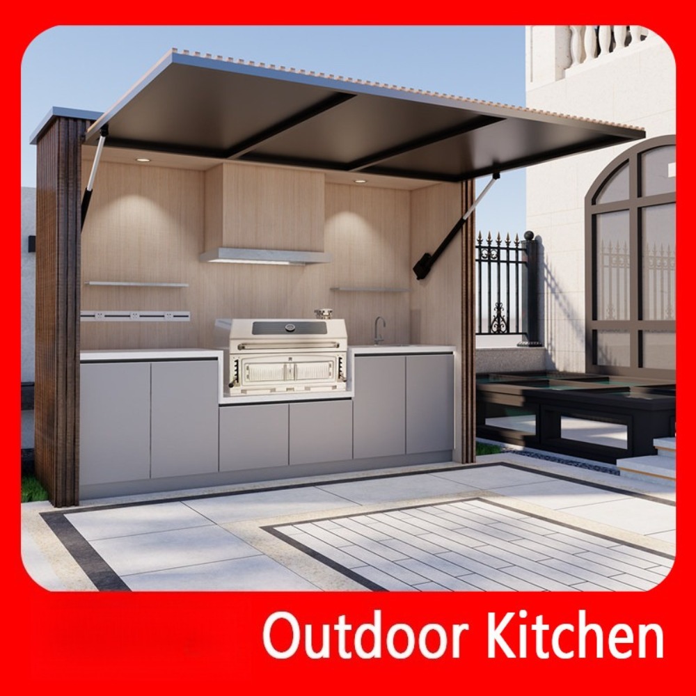 Mobile Outdoor Kitchen Island  - огляд і ціна Camping Cooking And Dining Set