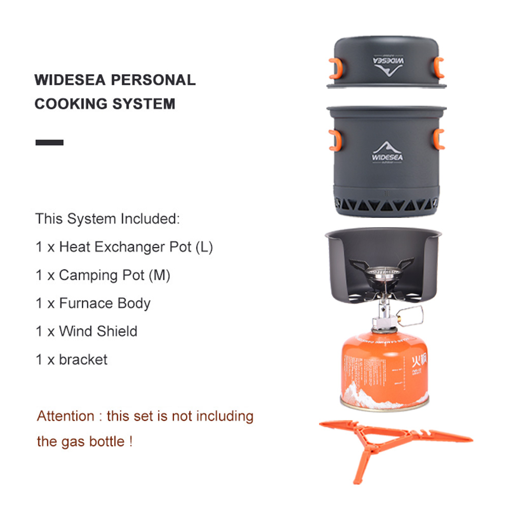 Widesea Portable Camping Stove - огляд і ціна Camping Cooking All In One