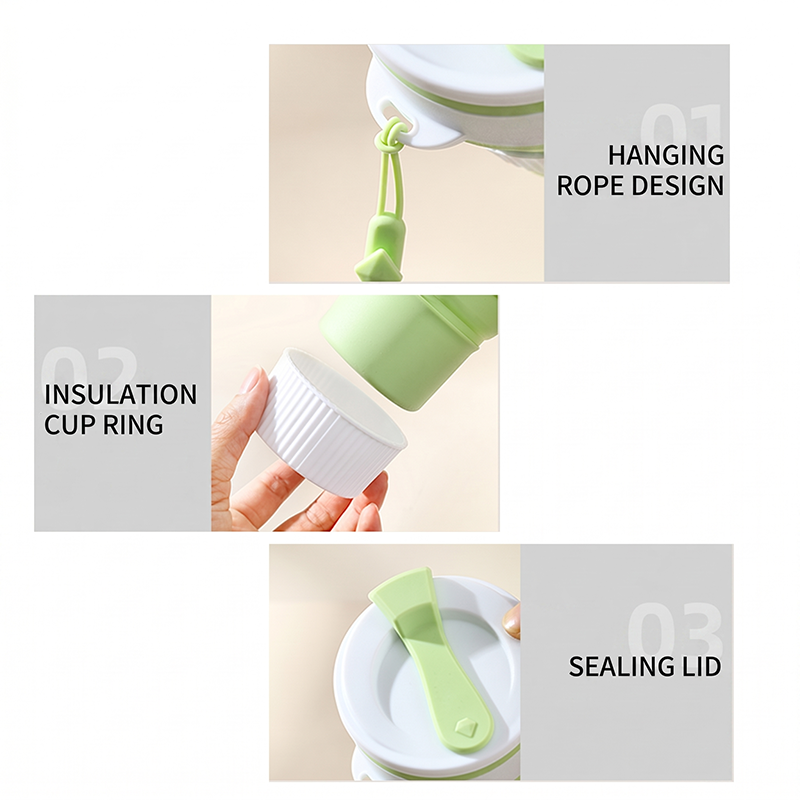 Collapsible Silicone Travel Cu - огляд і ціна Camping Cooking Mug