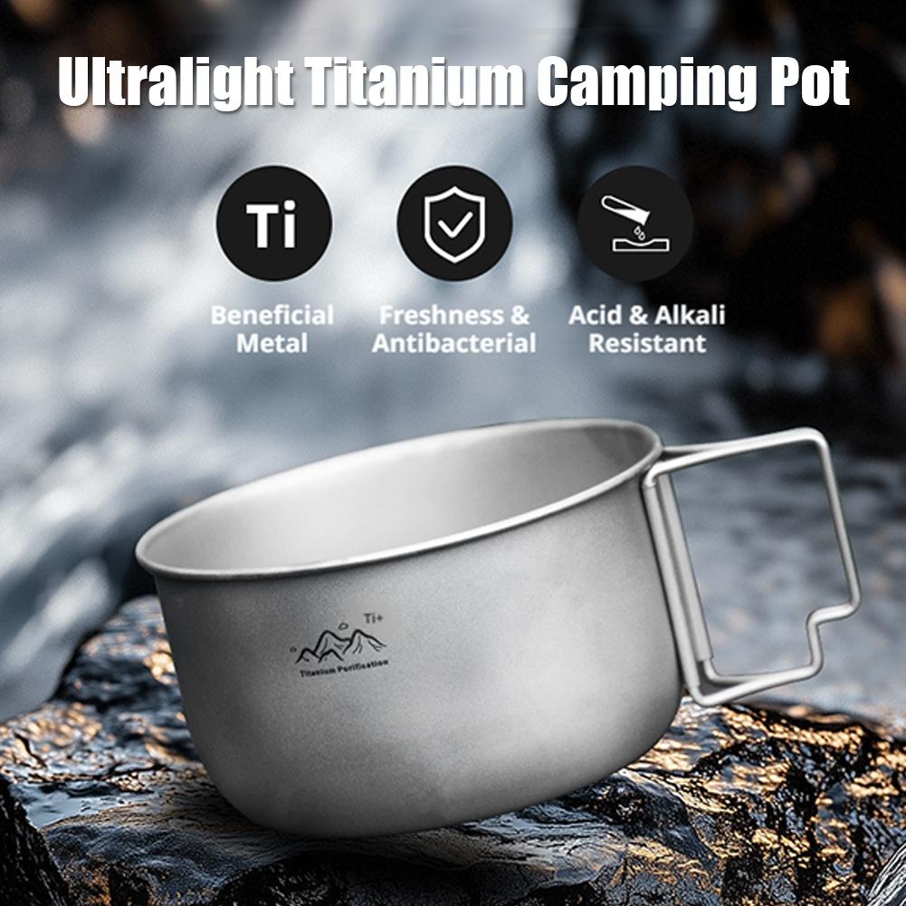 Ultralight Titanium Camping Po - огляд і ціна Mess Kit Titanium