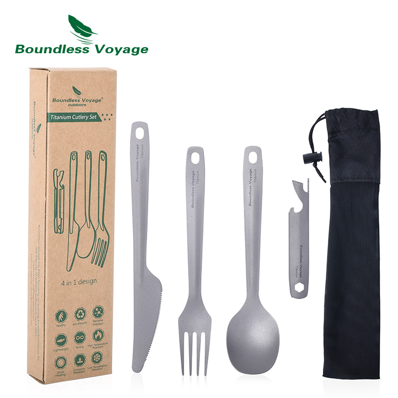 Boundless Voyage Utility Cutle - огляд і ціна Mess Kit Titanium