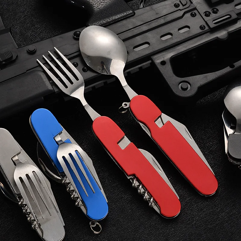 4 in 1 Folding Tableware Detac - огляд і ціна Camping Cooking Survival