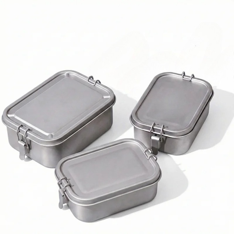 Stainless Steel Lunch Box With - огляд і ціна Mess Kit Titanium