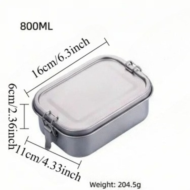 Stainless Steel Lunch Box With - огляд і ціна Mess Kit Titanium