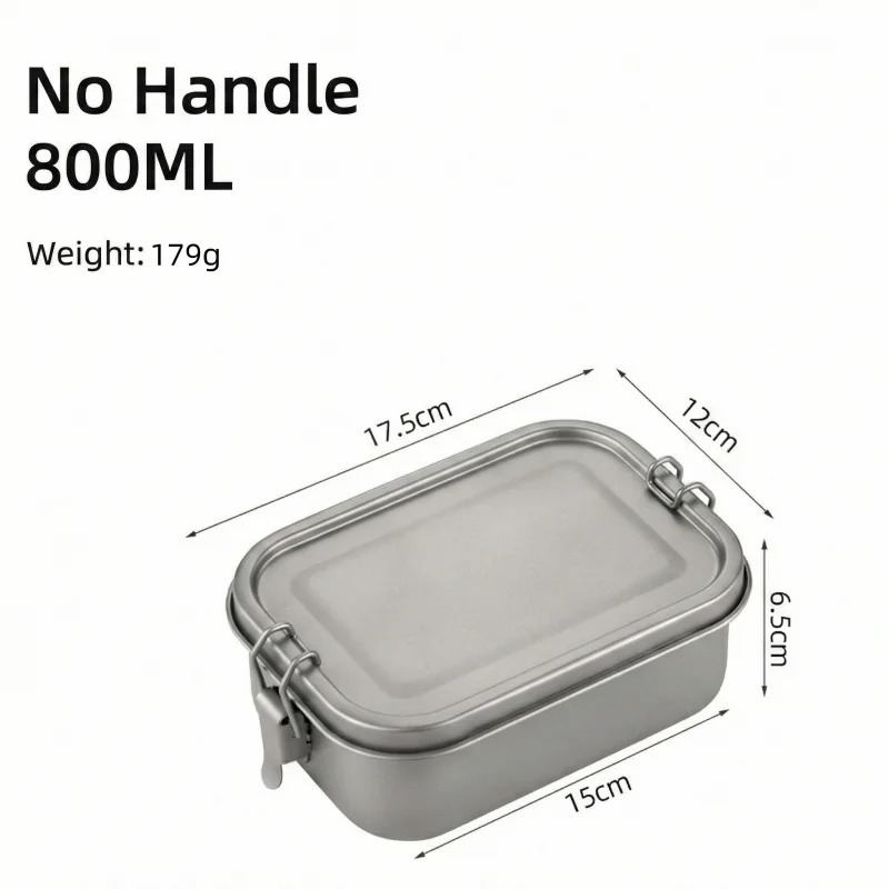 Stainless Steel Lunch Box With - огляд і ціна Mess Kit Titanium