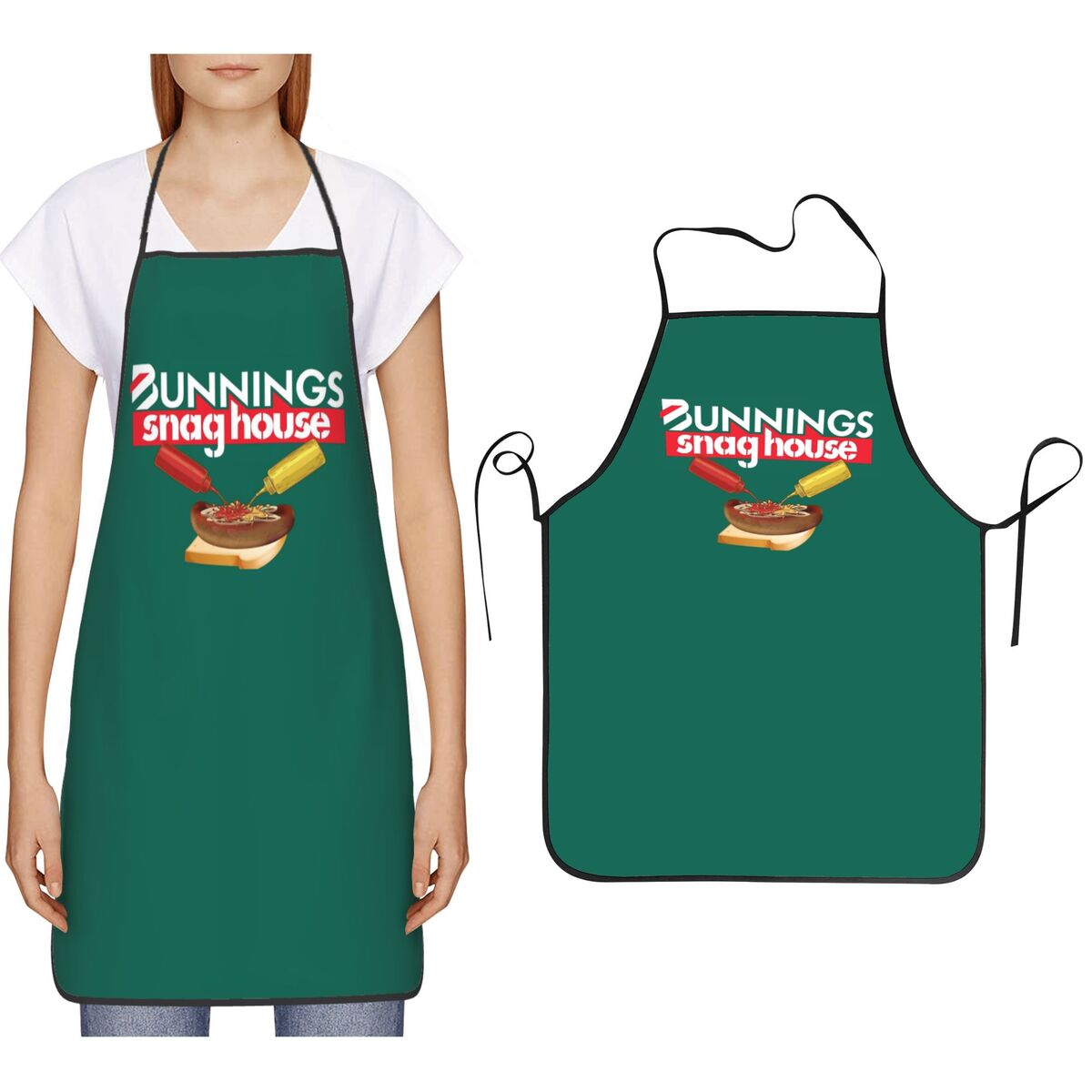 Bunnings Snaghouse Aprons Chef - огляд і ціна Camping Cooking Apron