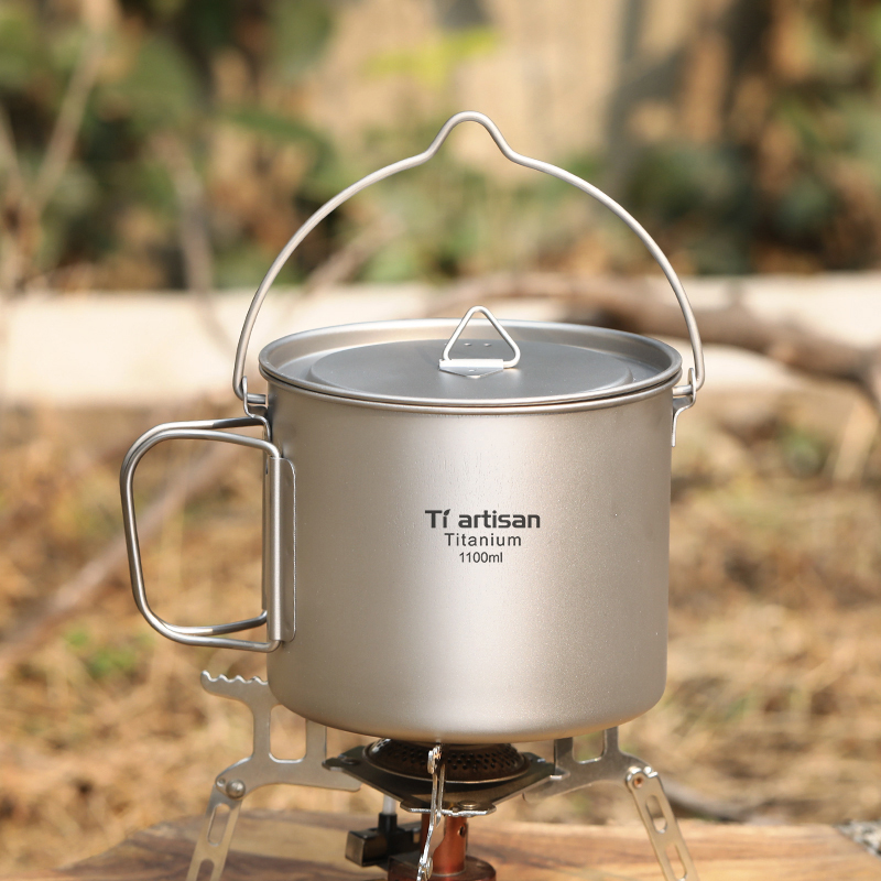 Tiartisan Titanium 1.1L Campin - огляд і ціна Camping Cooking Mug