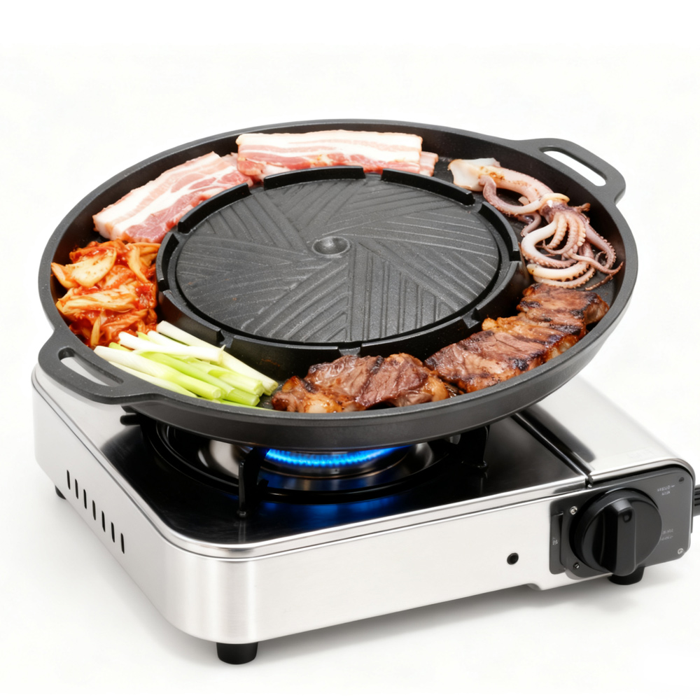 KOSUN Korean BBQ Grill Pan 2 i - огляд і ціна Camping Cooking Survival
