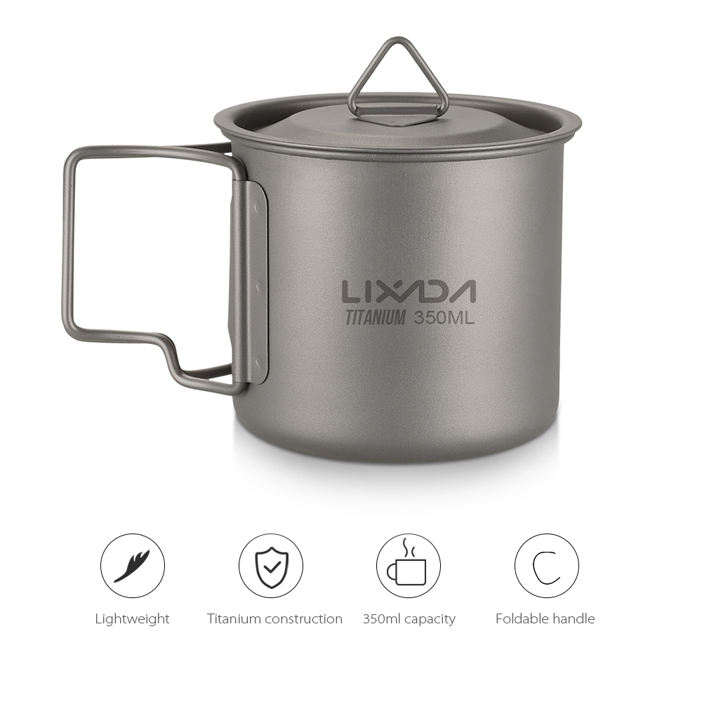 Ultralight Titanium Cup Outdoo - огляд і ціна Camping Cooking Mug