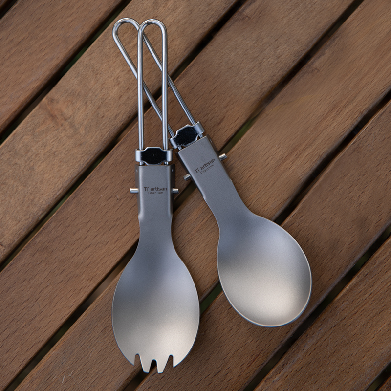 Tiartisan Titanium Spoon Spork - огляд і ціна Camping Cooking Mug
