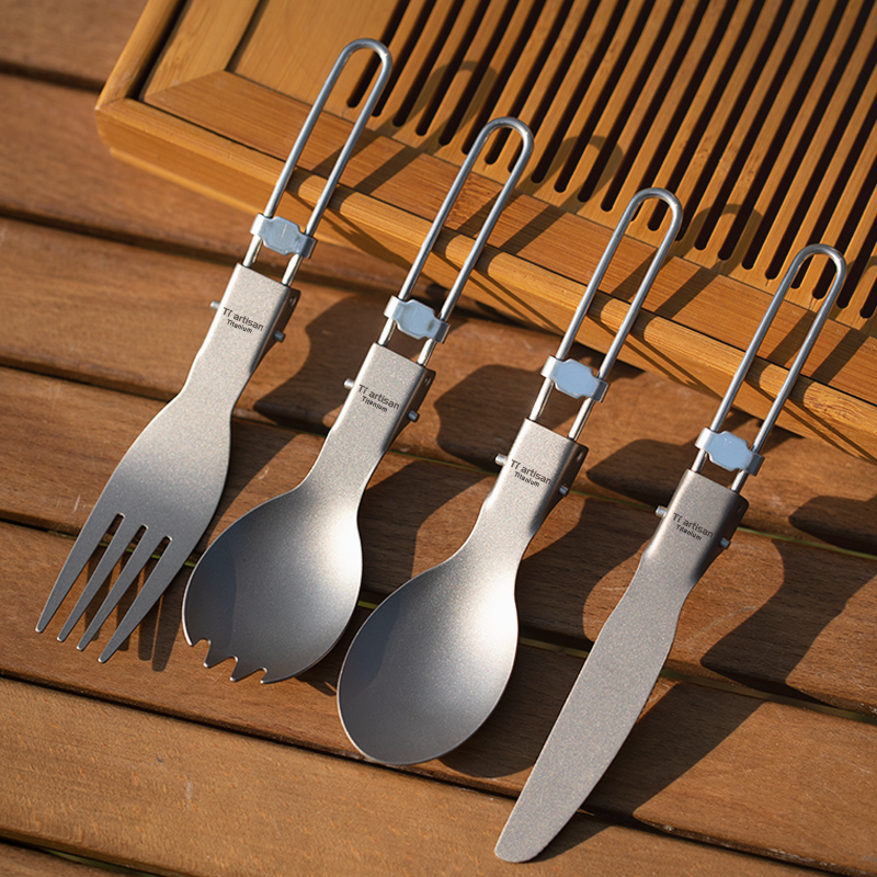Tiartisan Titanium Spoon Spork - огляд і ціна Camping Cooking Mug