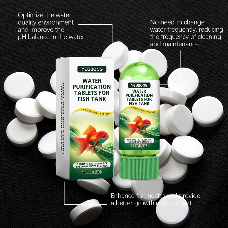 Fish Tank Water Purification T - огляд і ціна Water Purification Tablet