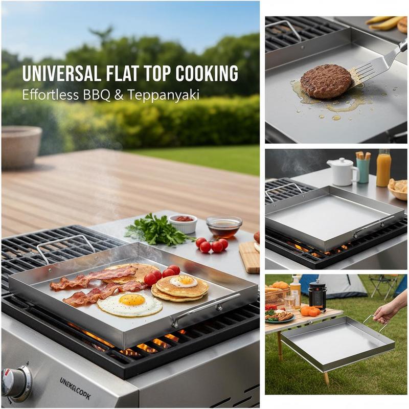 Universal Flat Top Griddle 18x - огляд і ціна Camping Cooking Survival