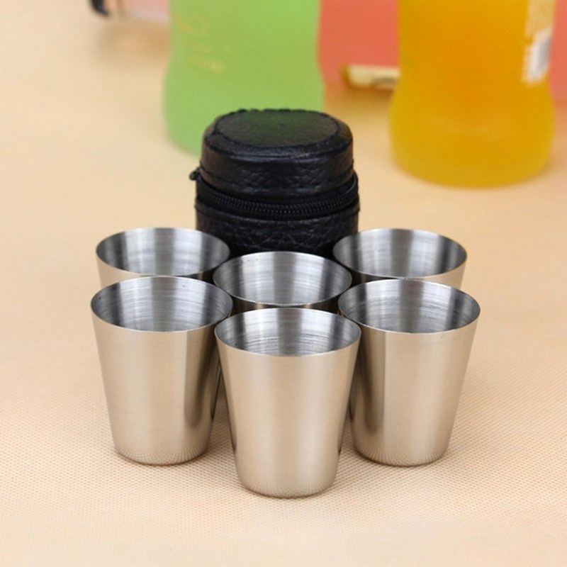 4/6Pcs Stainless Steel Cups Mi - огляд і ціна Camping Cooking Mug