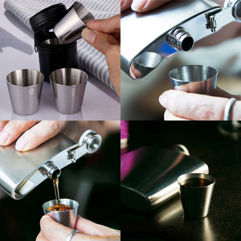 4/6Pcs Stainless Steel Cups Mi - огляд і ціна Camping Cooking Mug