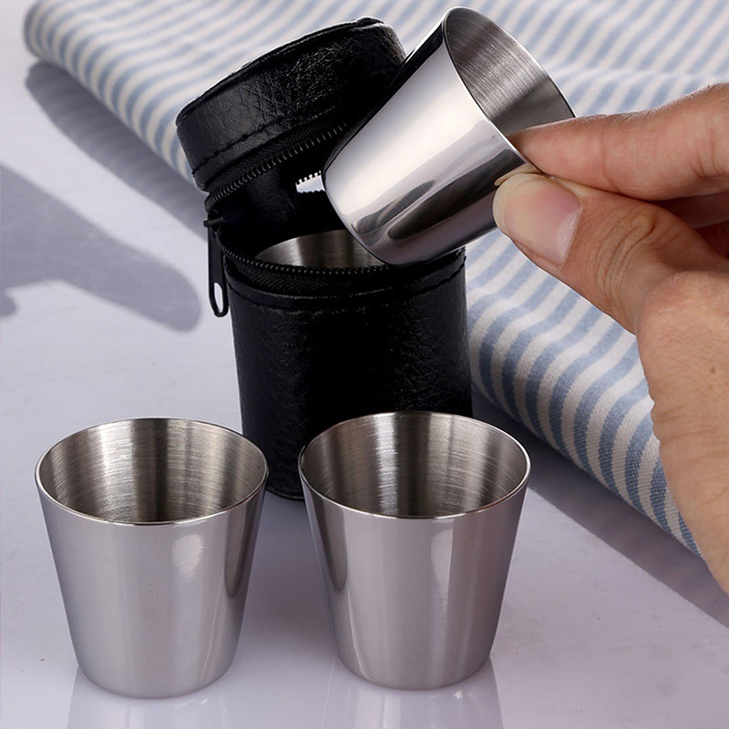 4/6Pcs Stainless Steel Cups Mi - огляд і ціна Camping Cooking Mug