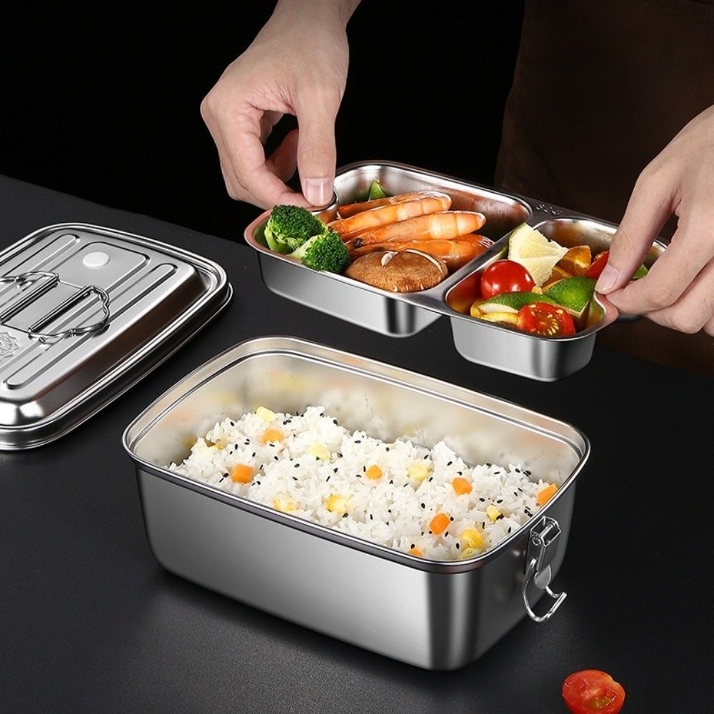 Double-layer Stainless Steel L - огляд і ціна Camping Cooking Appliances