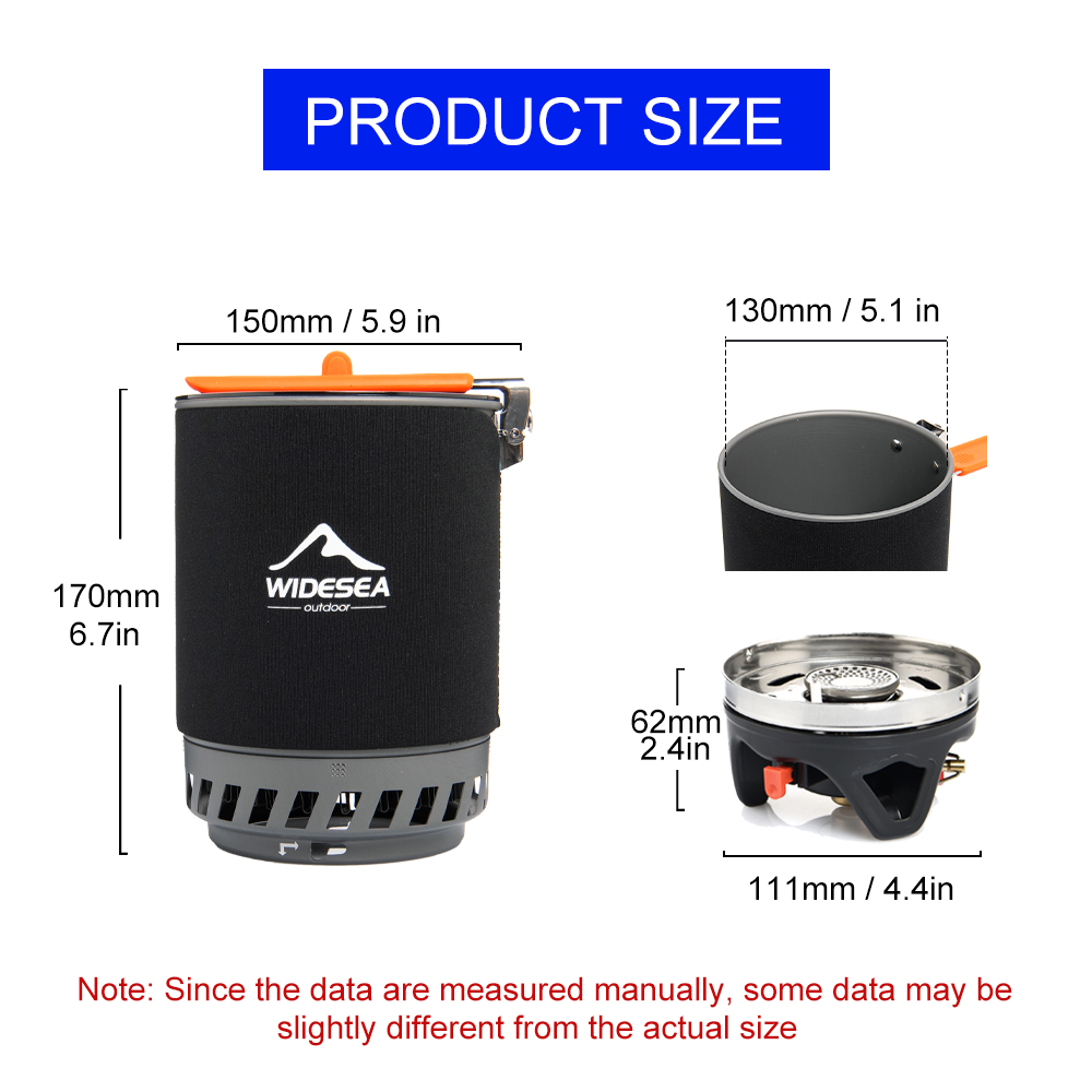 Widesea Camping Cooking System - огляд і ціна Camping Cooking Gas Stove
